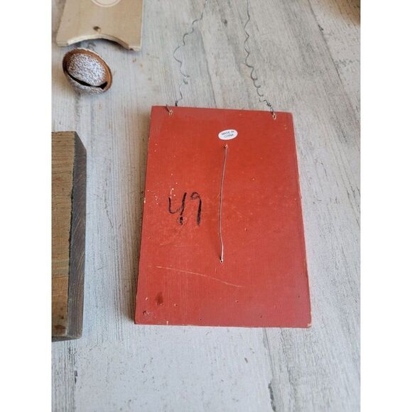 Hanging Snowman variety mini sign Bell set home wall decor - Picture 7 of 11